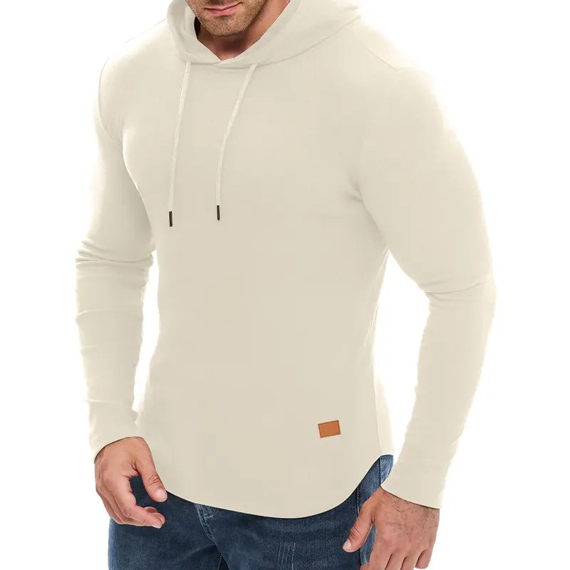 Men’s Muscle Hoodie Fleece Pullover Sweatshirt