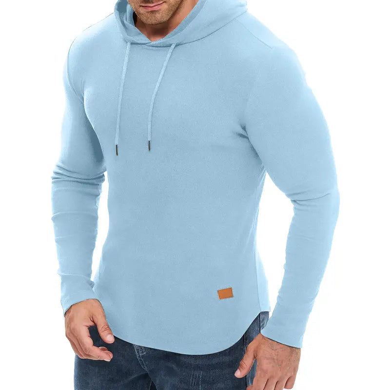 Men’s Muscle Hoodie Fleece Pullover Sweatshirt