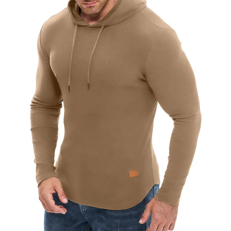 Men’s Muscle Hoodie Fleece Pullover Sweatshirt