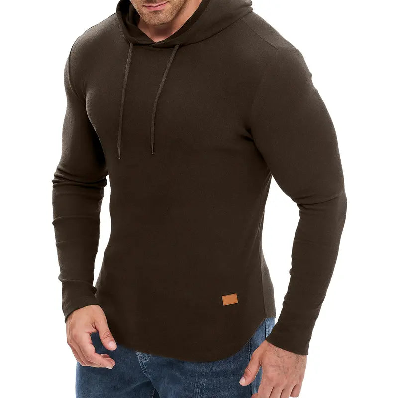 Men’s Muscle Hoodie Fleece Pullover Sweatshirt