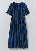 Sobremesa Cotton Ikat Dress | Bright Blue